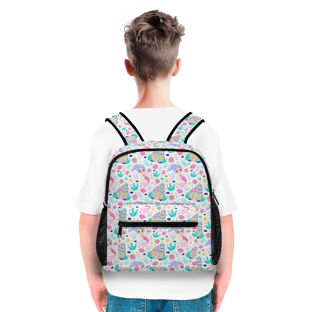 Mermaid World Small Kids Backpack Kids Backpack Printed Offshore