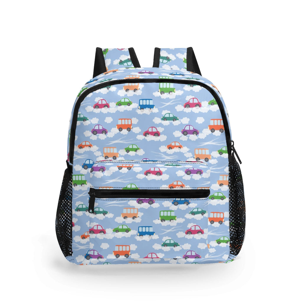 Colourful Cars Small Kids Backpack Default Title Kids Backpack Printed Offshore