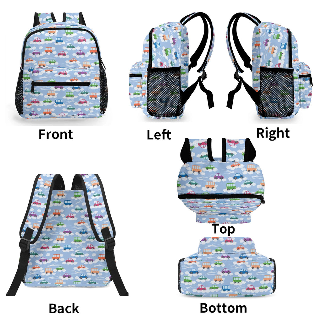 Colourful Cars Small Kids Backpack Kids Backpack Printed Offshore