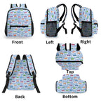 Colourful Cars Small Kids Backpack Kids Backpack Printed Offshore
