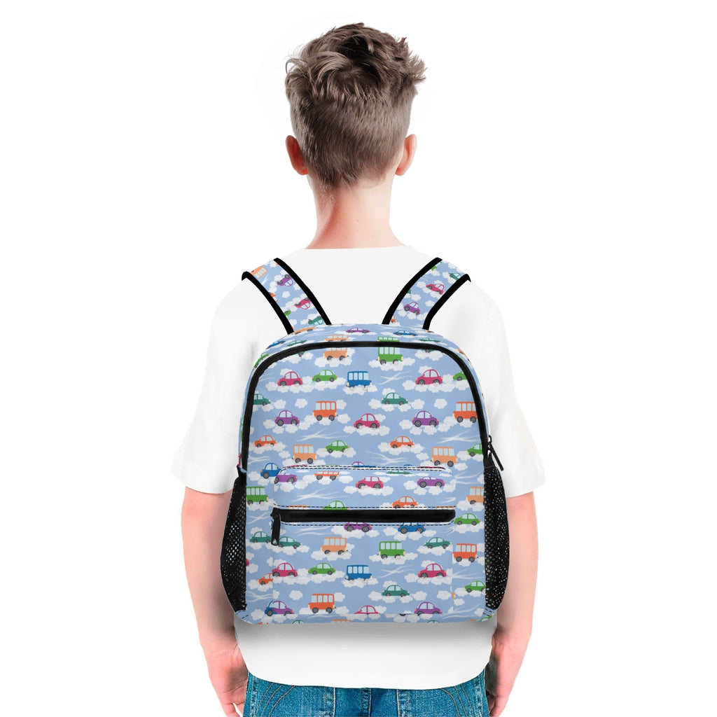 Colourful Cars Small Kids Backpack Kids Backpack Printed Offshore