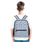 Colourful Cars Small Kids Backpack Kids Backpack Printed Offshore
