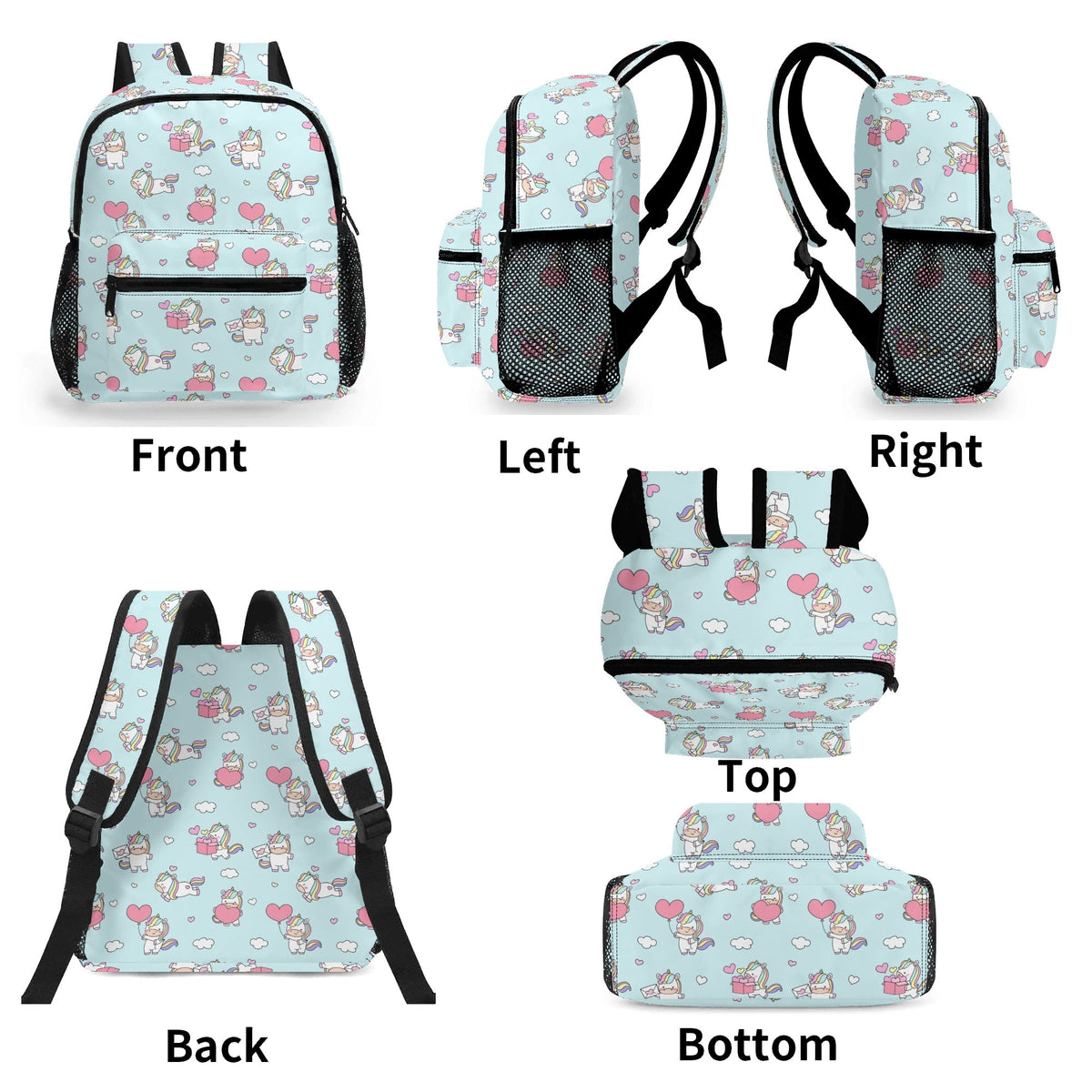 Rainbow Unicorn Small Kids Backpack Kids Backpack Printed Offshore
