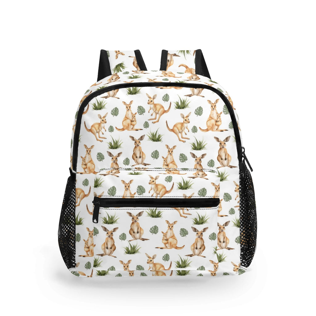 Kangaroos Small Kids Backpack Default Title Kids Backpack Printed Offshore