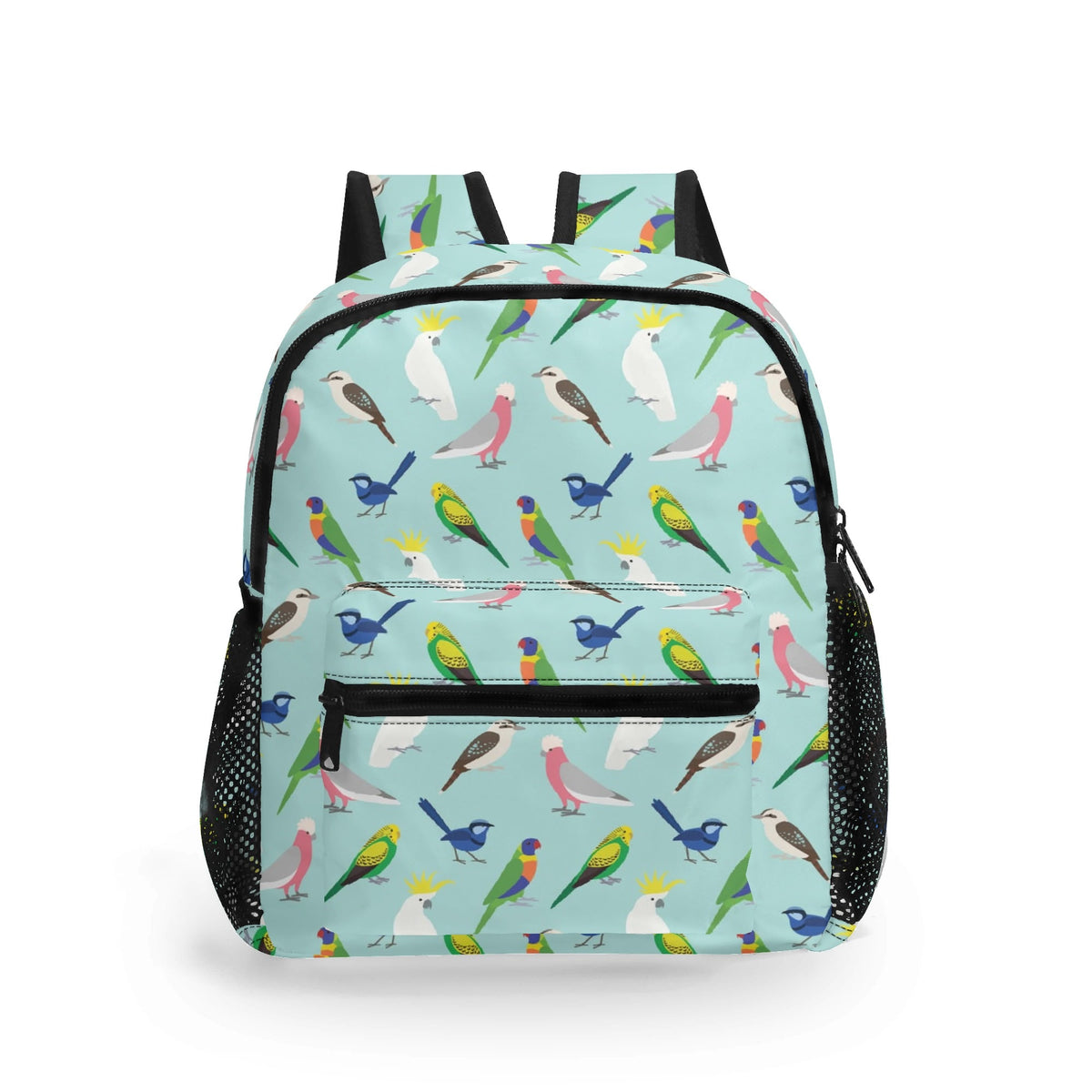 Australian Birds Small Kids Backpack Default Title Kids Backpack Printed Offshore