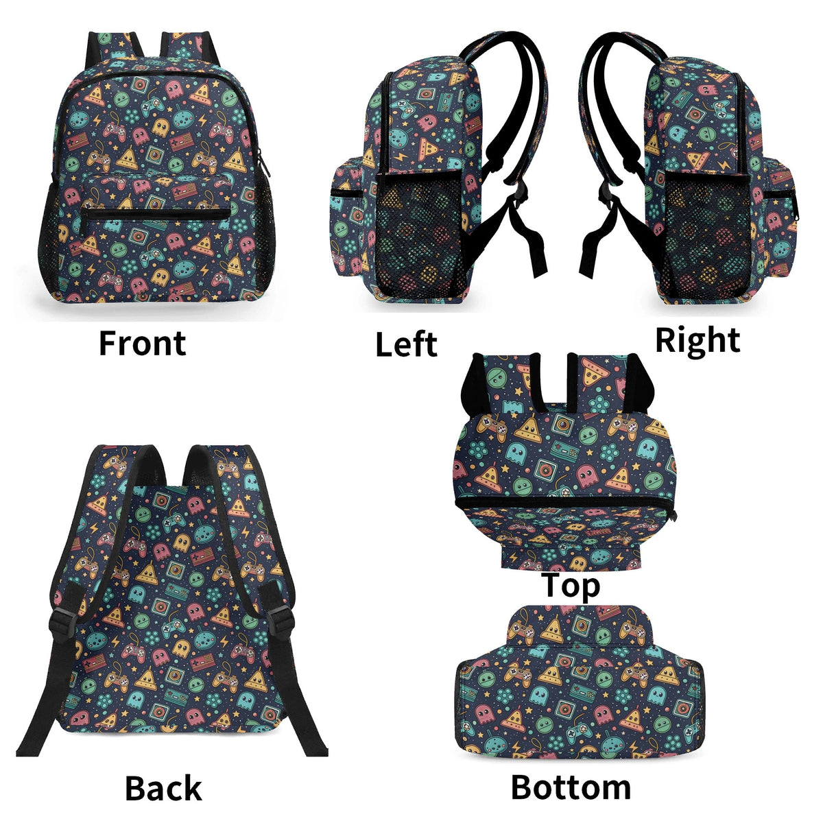 Video Game Small Kids Backpack Kids Backpack Games Printed Offshore