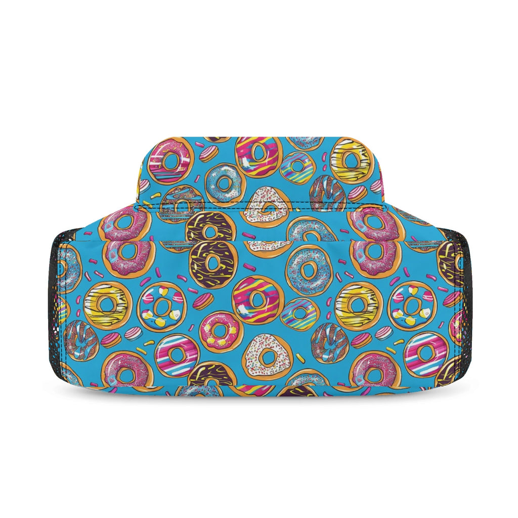 Doughnuts On Blue Small Kids Backpack Kids Backpack Food Printed Offshore
