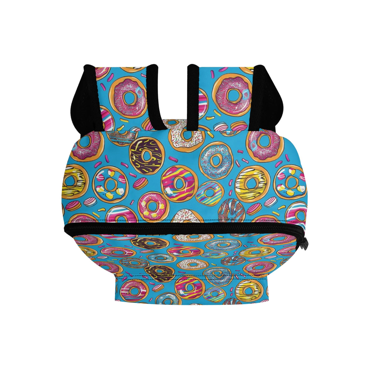 Doughnuts On Blue Small Kids Backpack Kids Backpack Food Printed Offshore