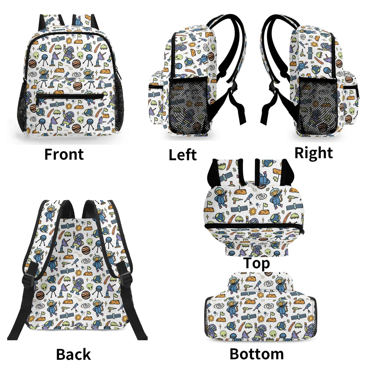 All About Space Small Kids Backpack Kids Backpack Printed Offshore Space