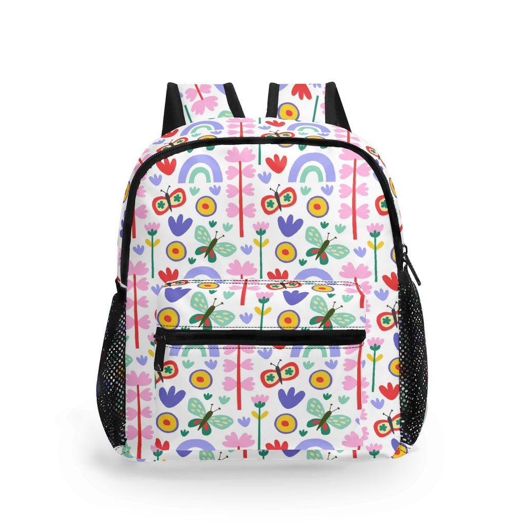 Rainbows And Butterflies Small Kids Backpack Default Title Kids Backpack Printed Offshore