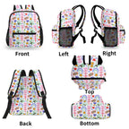Rainbows And Butterflies Small Kids Backpack Kids Backpack Printed Offshore