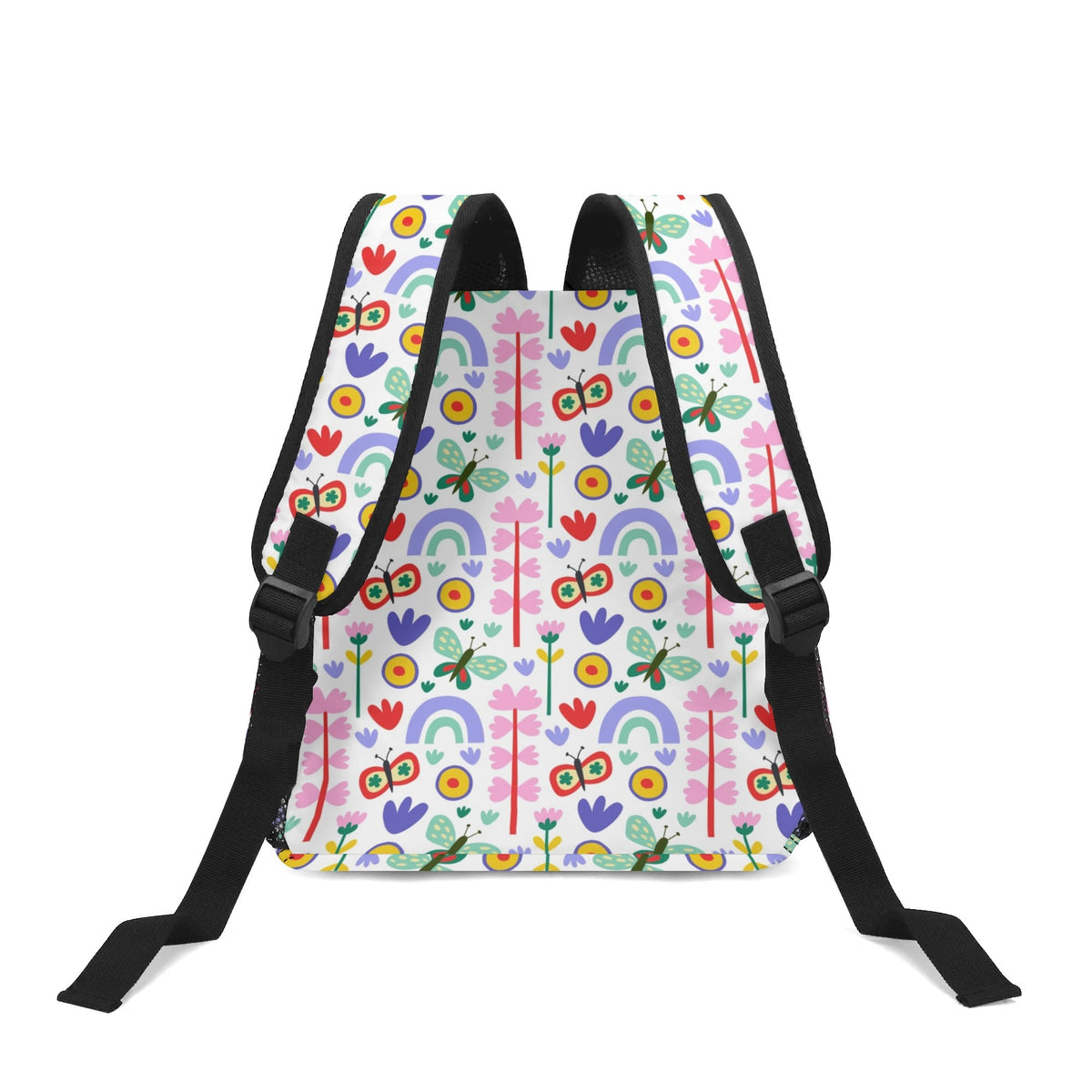 Rainbows And Butterflies Small Kids Backpack Kids Backpack Printed Offshore