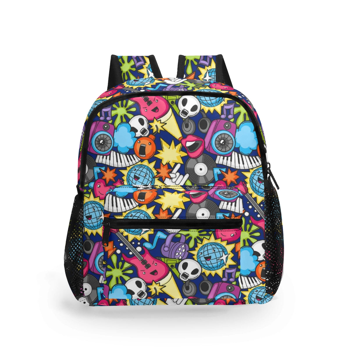 Sticker Music Small Kids Backpack Default Title Kids Backpack Music Printed Offshore