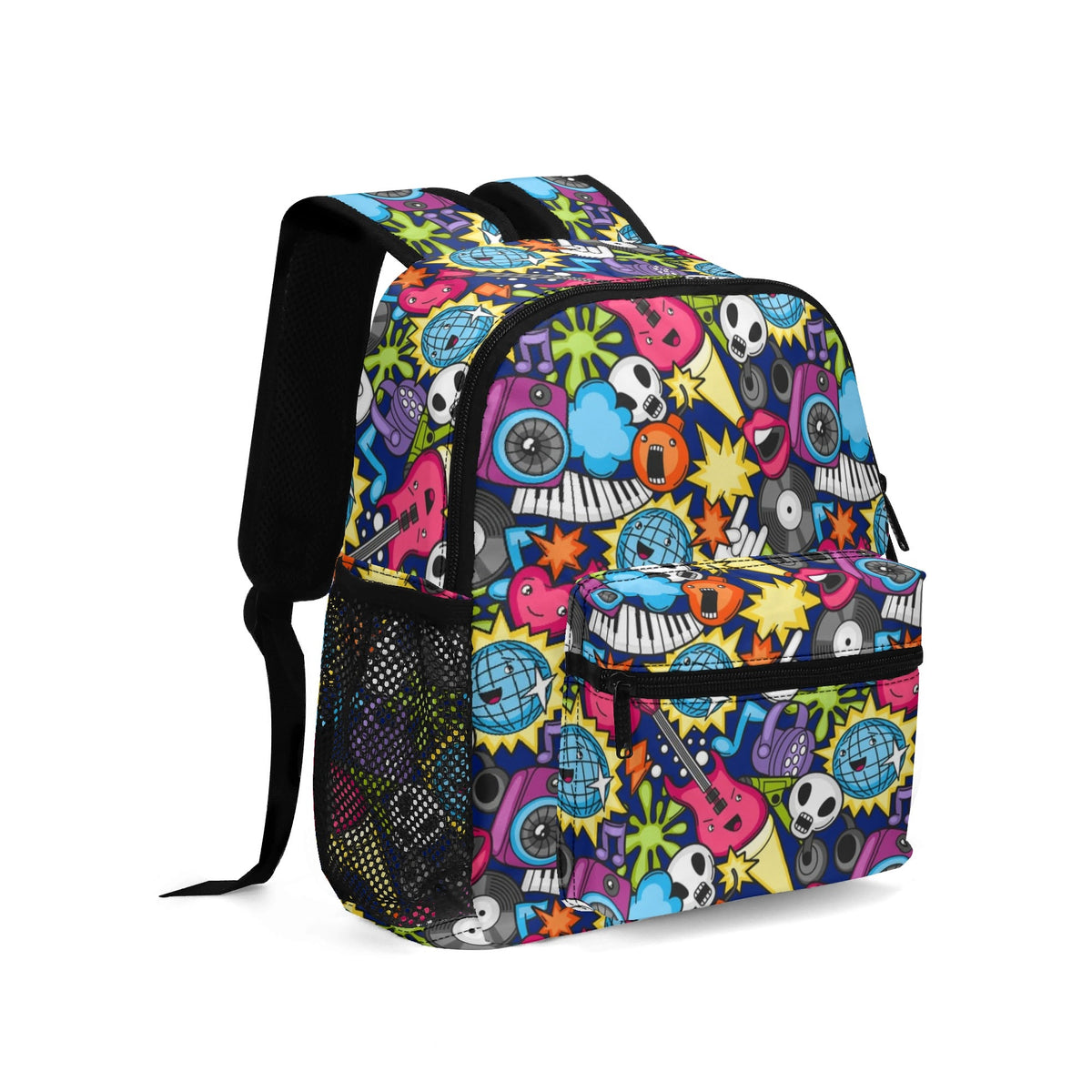 Sticker Music Small Kids Backpack Kids Backpack Music Printed Offshore