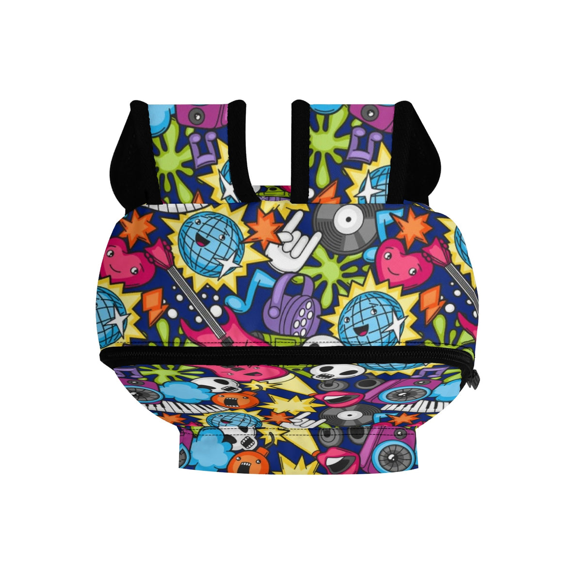 Sticker Music Small Kids Backpack Kids Backpack Music Printed Offshore