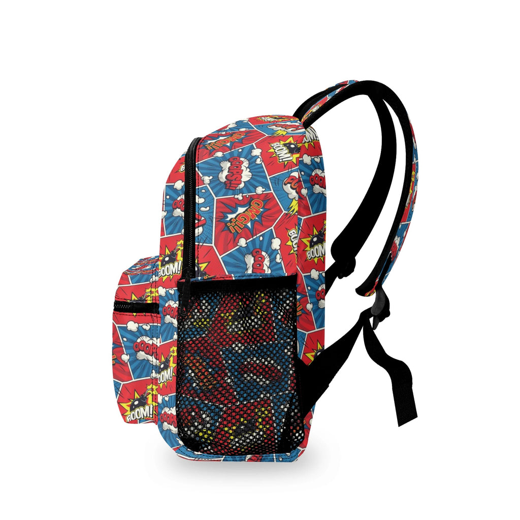 Comic Book Small Kids Backpack Kids Backpack comic Printed Offshore