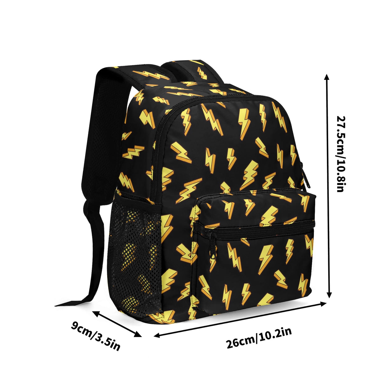 Lightning Bolts Small Kids Backpack Kids Backpack comic Printed Offshore
