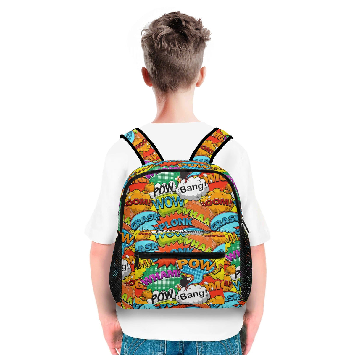 Comic Book 2 Small Kids Backpack Kids Backpack comic Printed Offshore