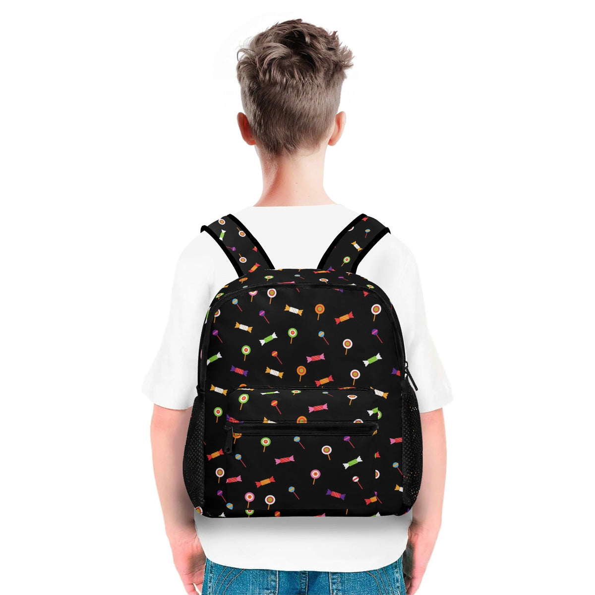 Candy Small Kids Backpack Kids Backpack Food Printed Offshore