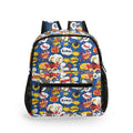 Blue Comic Book Small Kids Backpack Default Title Kids Backpack comic Printed Offshore