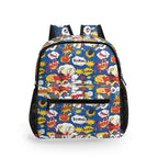 Blue Comic Book Small Kids Backpack Default Title Kids Backpack comic Printed Offshore
