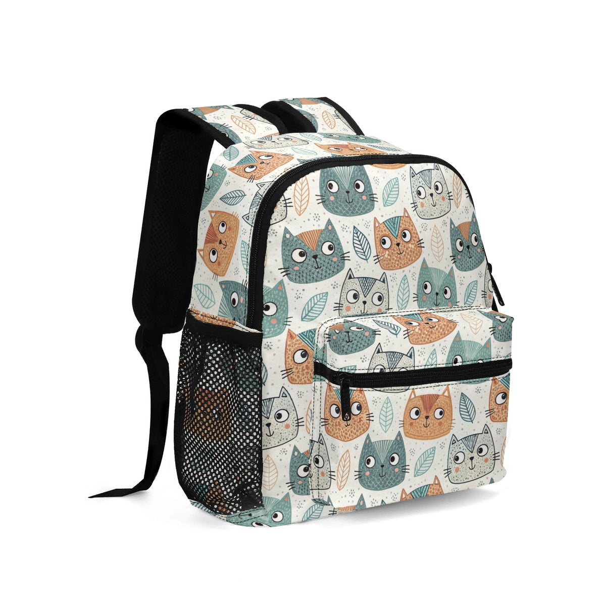 Cute Cat Faces Small Kids Backpack Kids Backpack animal Printed Offshore