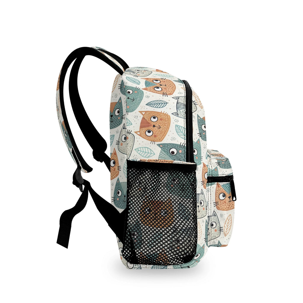 Cute Cat Faces Small Kids Backpack Kids Backpack animal Printed Offshore