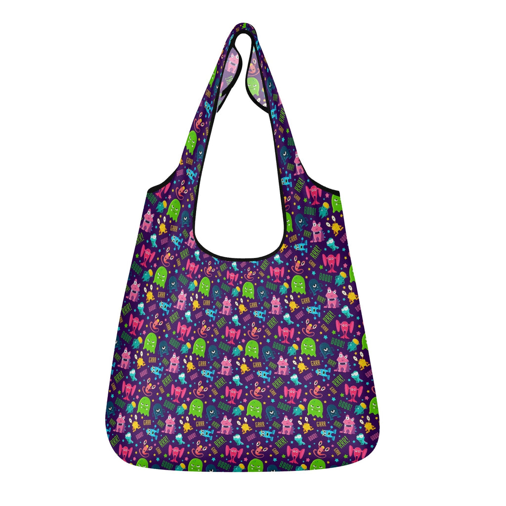 Cheeky Aliens 3 Pack of Foldable Shopping Bags Default Title Printed Offshore