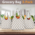 Cheeky Cats 3 Pack of Foldable Shopping Bags Printed Offshore
