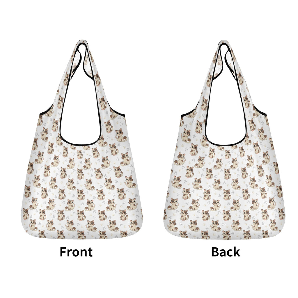 Cheeky Cats 3 Pack of Foldable Shopping Bags Printed Offshore