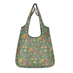 Groovy Retro Pack of Foldable Shopping Bags Default Title Printed Offshore