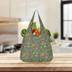 Groovy Retro Pack of Foldable Shopping Bags Printed Offshore