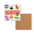 Stay Bossy Square Ceramic Coasters 4 Pcs Default Title Square Ceramic Coaster 4pcs Printed Offshore