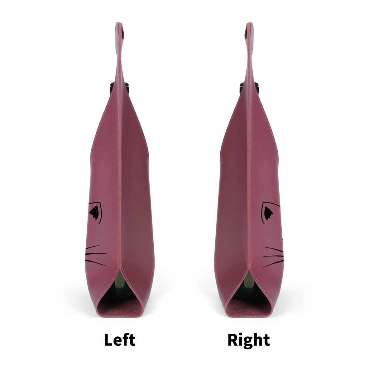 Cat Gold Heart Nose PU Leather Wine Bag PU Leather Wine Bag Printed Offshore