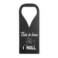 This Is How I Roll Physics PU Leather Wine Bag Black PU Leather Wine Bag Printed Offshore