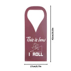 This Is How I Roll Physics PU Leather Wine Bag PU Leather Wine Bag Printed Offshore