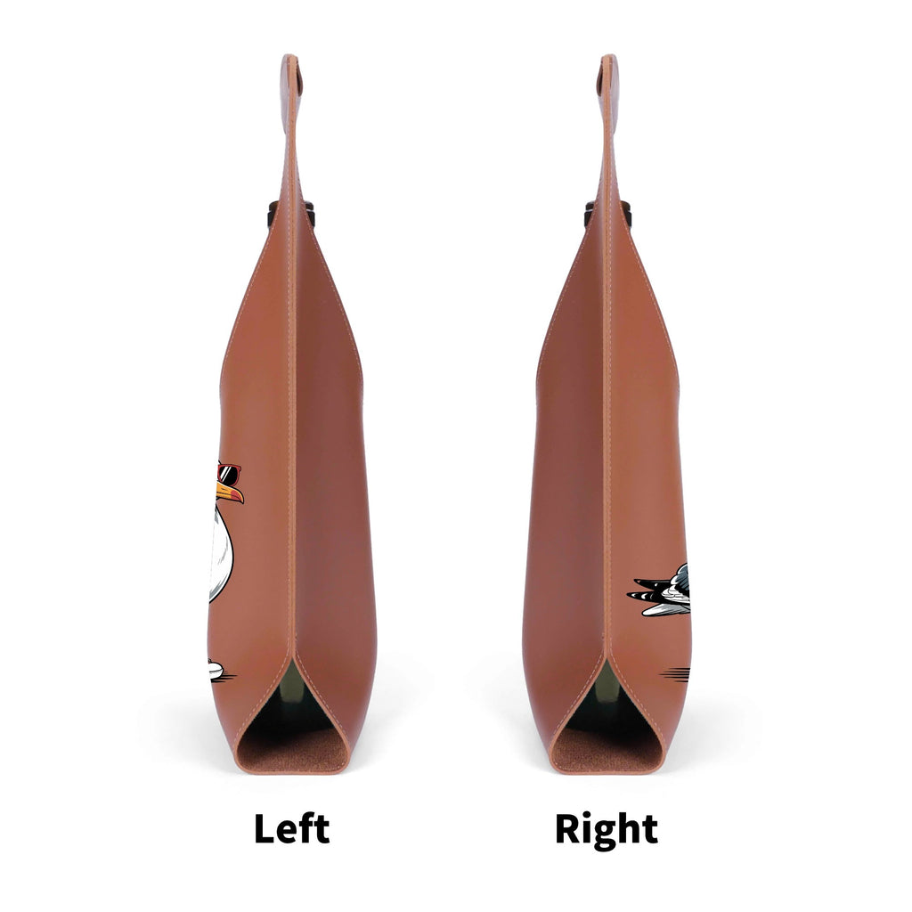 Seagull With Sunglasses And High Tops PU Leather Wine Bag PU Leather Wine Bag Printed Offshore