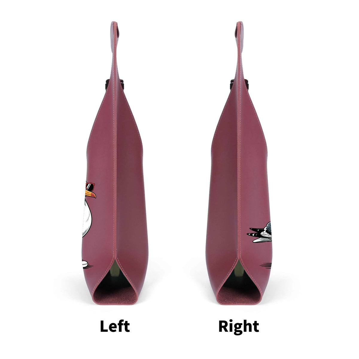 Seagull With Sunglasses And High Tops PU Leather Wine Bag PU Leather Wine Bag Printed Offshore