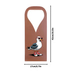 Seagull With Sunglasses And High Tops PU Leather Wine Bag PU Leather Wine Bag Printed Offshore