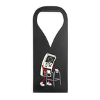 Retro Gamer PU Leather Wine Bag Black PU Leather Wine Bag Printed Offshore