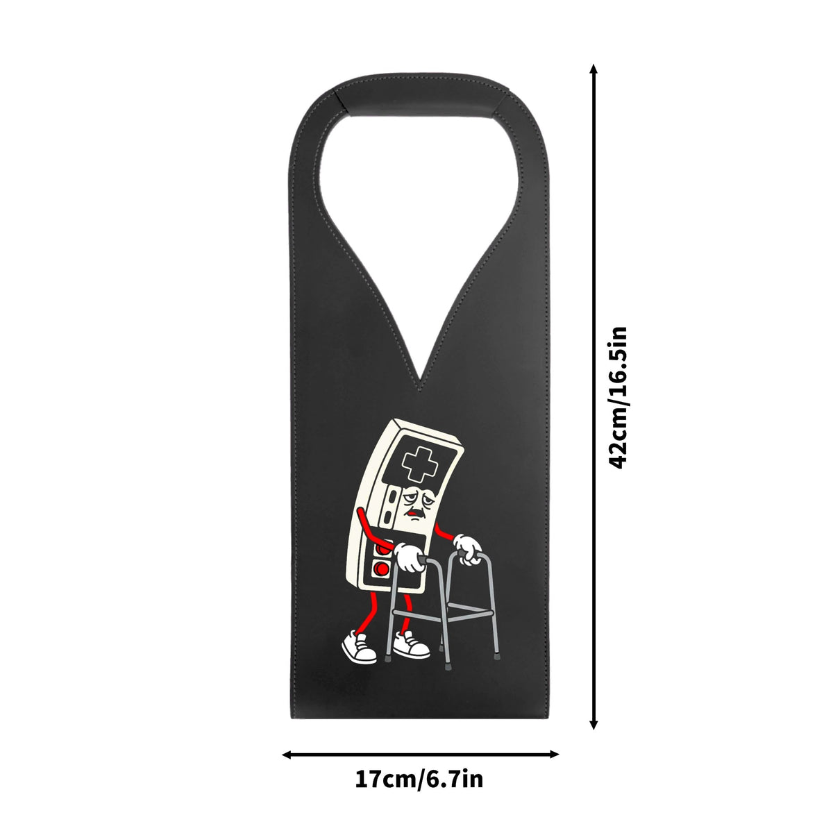 Retro Gamer PU Leather Wine Bag PU Leather Wine Bag Printed Offshore