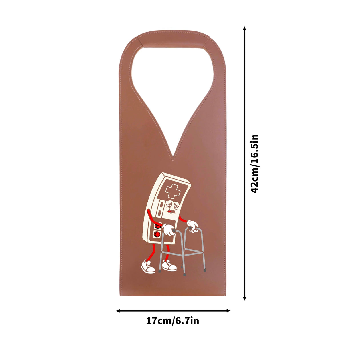 Retro Gamer PU Leather Wine Bag PU Leather Wine Bag Printed Offshore