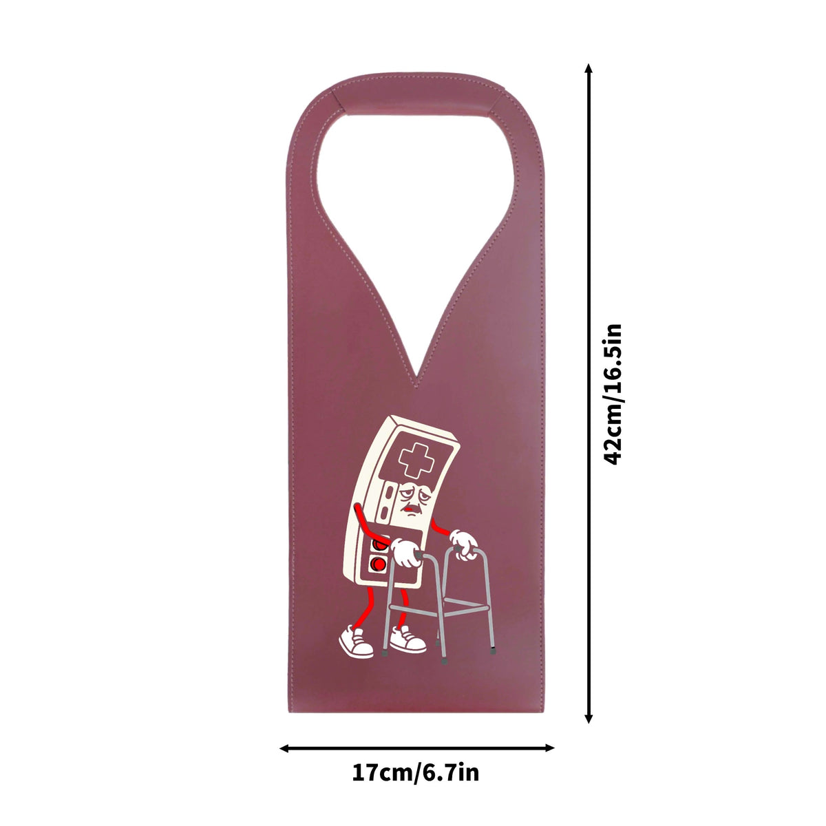Retro Gamer PU Leather Wine Bag PU Leather Wine Bag Printed Offshore