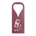 Retro Gamer PU Leather Wine Bag Maroon PU Leather Wine Bag Printed Offshore