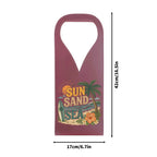 Sun Sand And Sea PU Leather Wine Bag PU Leather Wine Bag Printed Offshore
