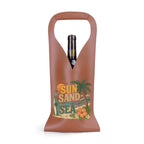 Sun Sand And Sea PU Leather Wine Bag PU Leather Wine Bag Printed Offshore