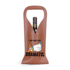 Dramatic Rainbow Unicorn Goose PU Leather Wine Bag PU Leather Wine Bag Printed Offshore