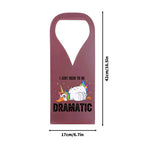 Dramatic Rainbow Unicorn Goose PU Leather Wine Bag PU Leather Wine Bag Printed Offshore