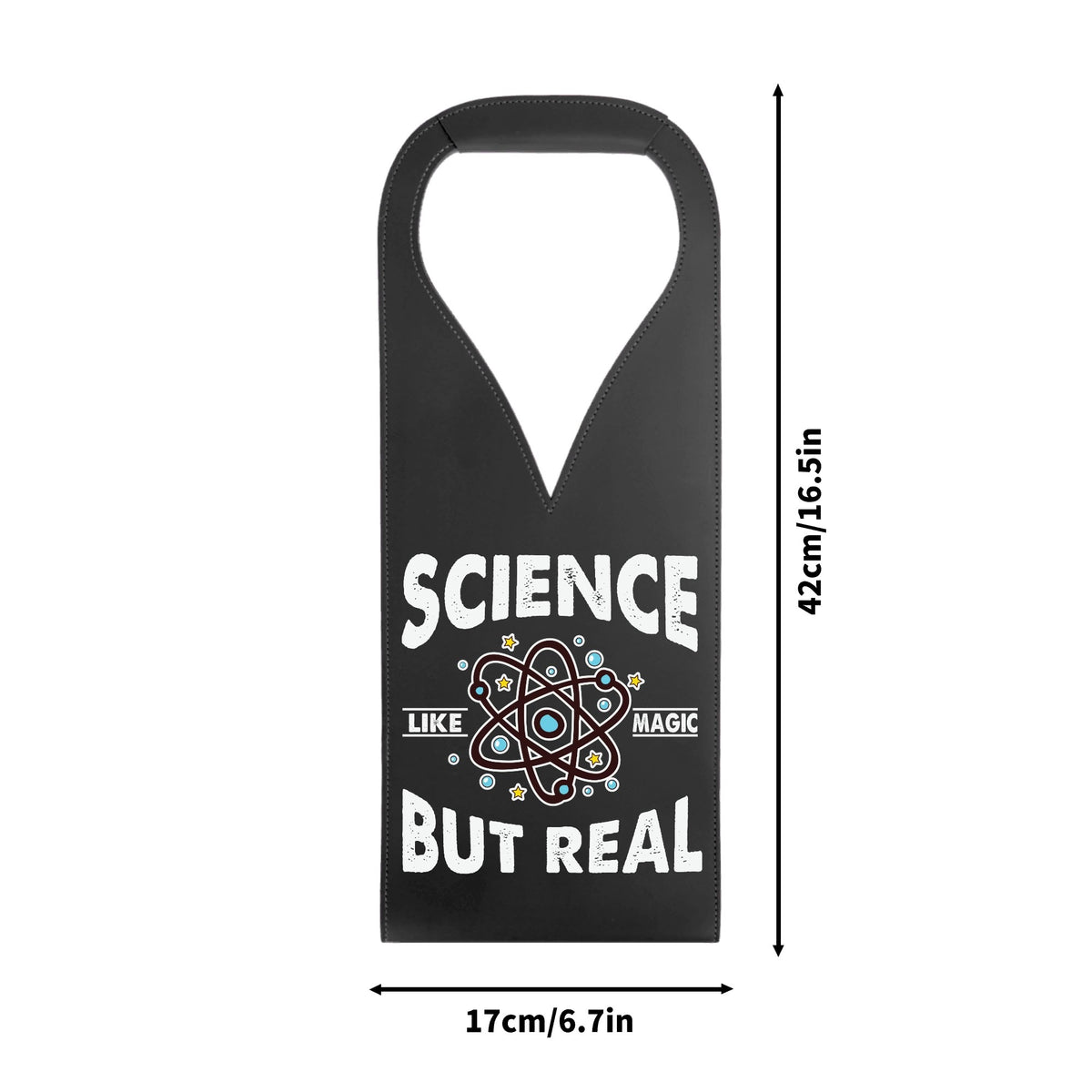 Science Like Magic But Real PU Leather Wine Bag PU Leather Wine Bag Printed Offshore