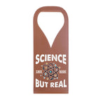 Science Like Magic But Real PU Leather Wine Bag Brown PU Leather Wine Bag Printed Offshore
